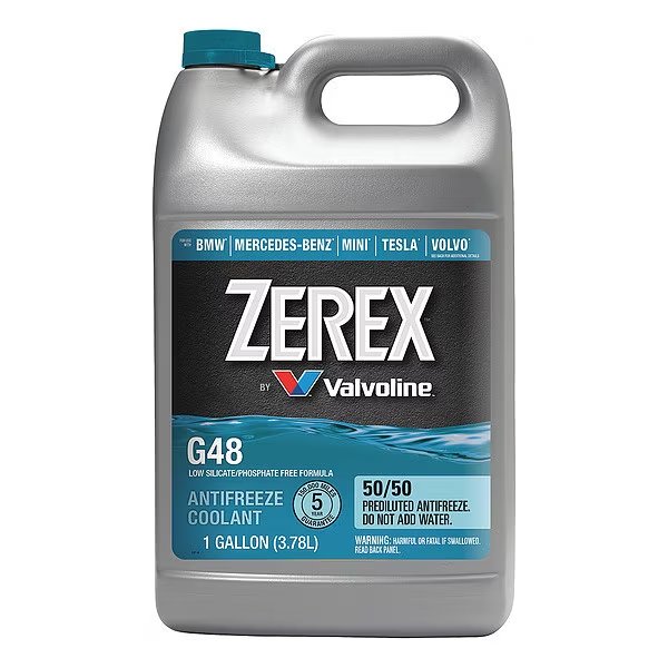 Antifreeze Coolant, Blue, 1 gal. Sz, 7.1 pH, Zerex, Mfr#: 859537