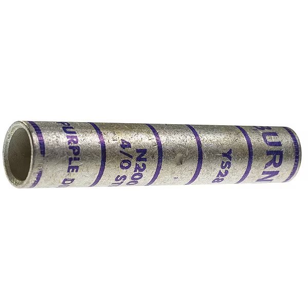 Long-Barrel Splice, 4/0 AWG Wire Gauge, Burndy, Mfr#: YS28