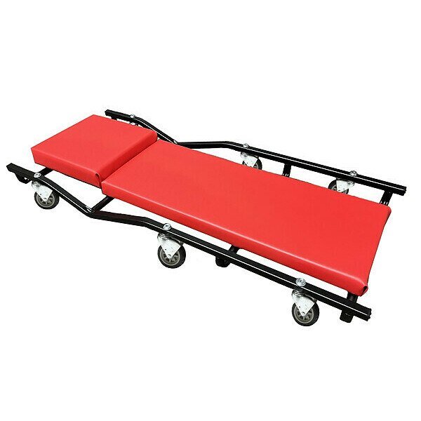 Creeper, Load Cap. 570 lb., 40" L, 17" W, Whiteside, Mfr#: MTLV6NM