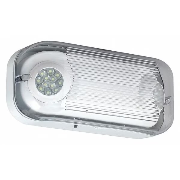 Emergency Light, LED, 13-1/4" W x 5-3/8" L, Compass, Mfr#: CSWEU2LED