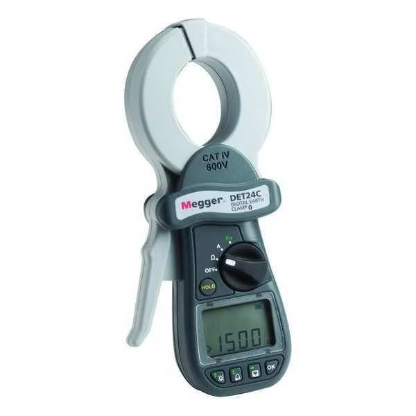 Clamp On Earth Tester, 1390 Hz, Megger, Mfr#: DET24C