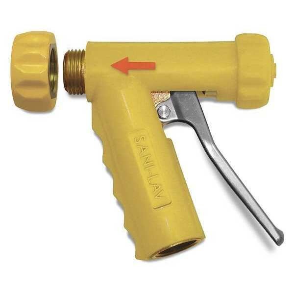 Spray Nozzle, 150 psi, 7 gpm, Yellow, Sani-Lav, Mfr#: N1TY