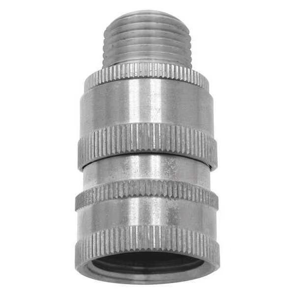 Hose Adapter, Stainless Steel, 3/4 in. FNPT Inlet, Sani-Lav, Mfr#: N23S