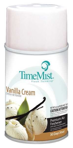 Air Freshener Refill, 6.6 oz, Vanilla, PK12, Timemist, Mfr#: 1042737