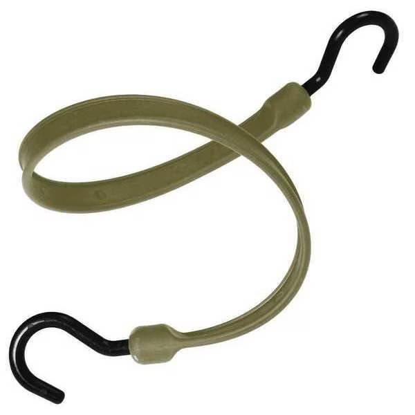 Polystrap, Military Green, 24 in. L, Nylon, The Better Bungee, Mfr#: BBS24NMG