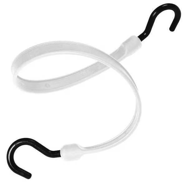Heavy-Duty Bungee Strap, White, Nylon, The Better Bungee, Mfr#: BBS18NW