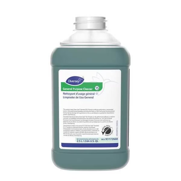 General Purpose Cleaner, 2.5L Bottle, 2 PK, Diversey, Mfr#: 93172668