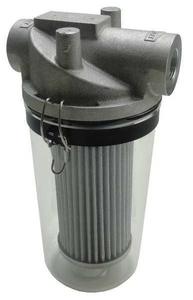 T-Style Inlet Vacuum Filter, 1 In, Solberg, Mfr#: ST-897-100C