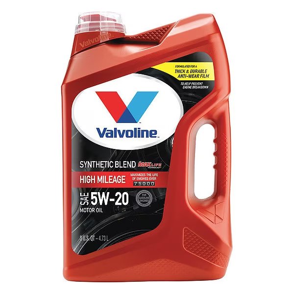 Motor Oil, 5W-20 SAE Grade, 5 Qt., Valvoline, Mfr#: 881162