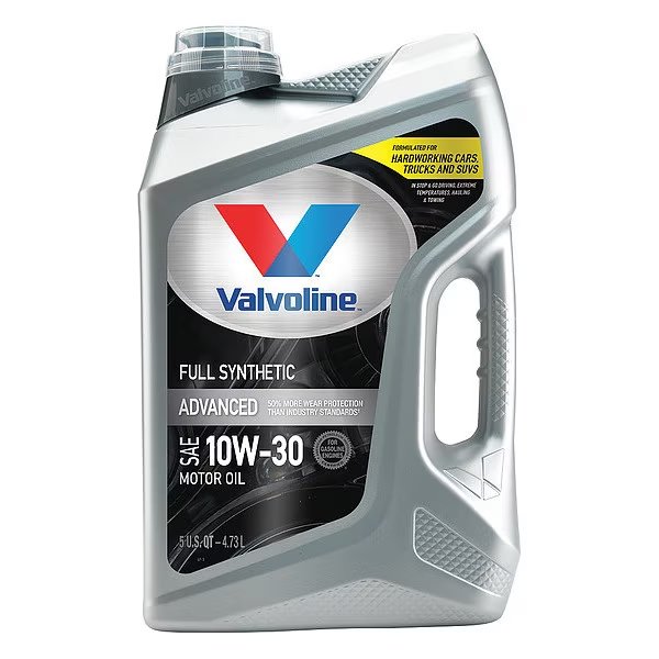 Motor Oil, 10W-30 SAE Grade, 5 Qt., Valvoline, Mfr#: 881165