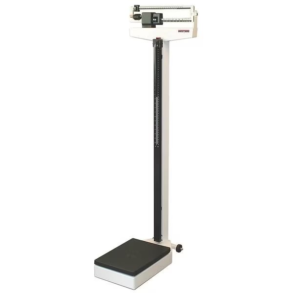 Physician Scale, 200kg/440 lb. Cap., 0.1kg/4 oz. Graduations, Rice Lake Weighing Systems, Mfr#: RL-MPS