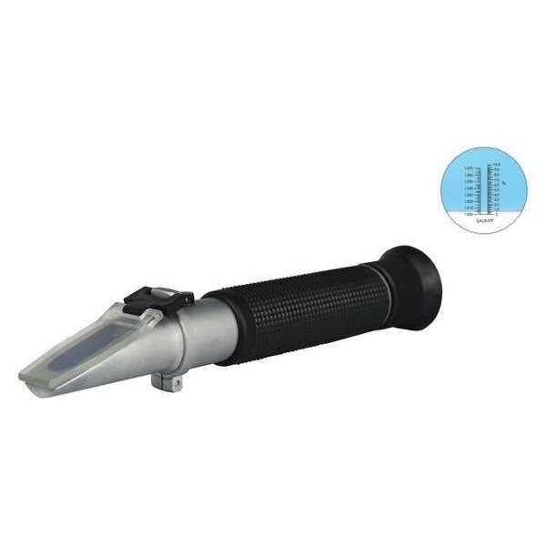 Analog Refractometer, Salinity, 1in.Wx1inH, Laxco, Mfr#: RHE-S10ATC