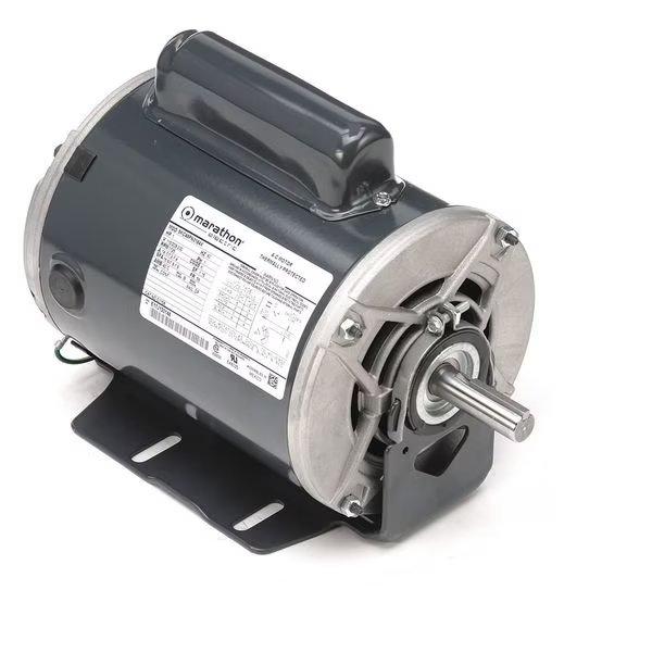 Capacitor-Start General Purpose Motor, 1 HP, 115/208-230V AC Voltage, 56 Frame, 1,725 Nameplate RPM, Marathon Motors, Mfr#: 5KC49PN0164X