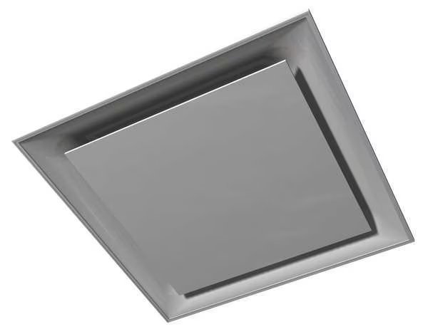 12 in Square Square Plaque Ceiling Diffuser, White, Price, Mfr#: SPD-GR000040