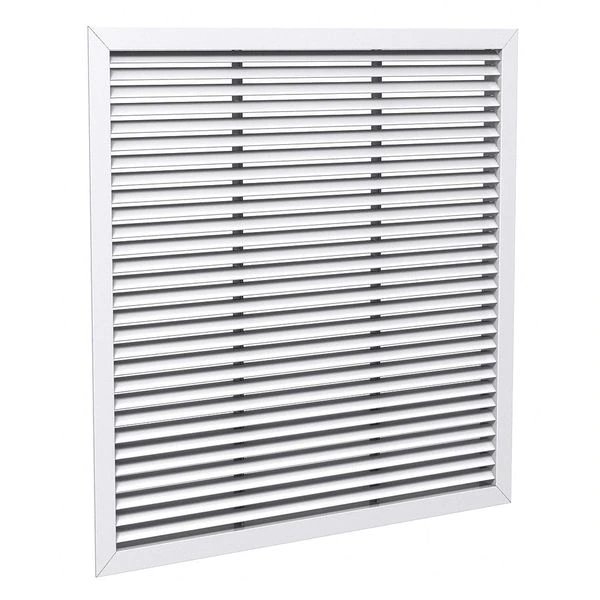 Lay-In Mount Return Air Grille, 23.75 X 23.75, White, Steel, Price, Mfr#: 530