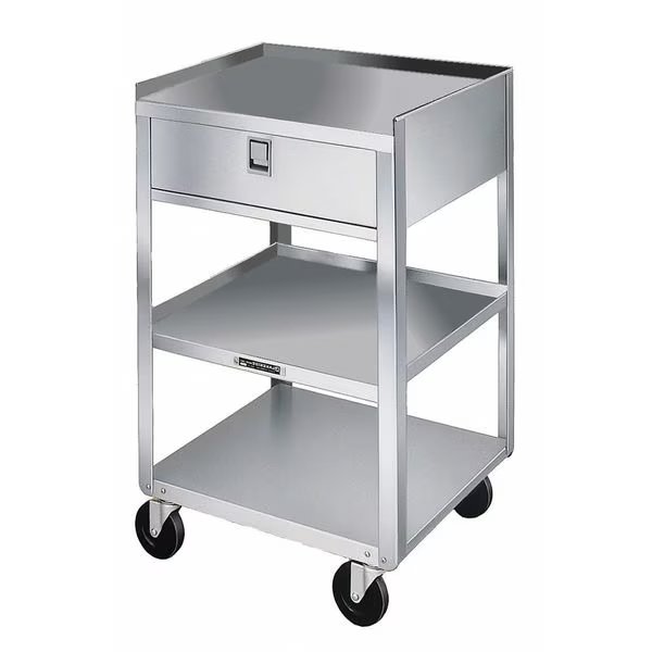 Stainless Steel Equipment Stand, 1 Drawer, 3 Shelves-300 lb Capacity, Lakeside, Mfr#: 356