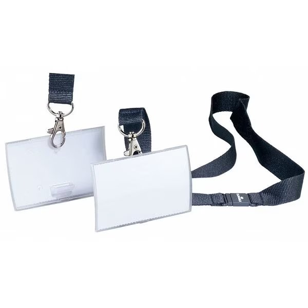 Badge Holder with Lanyard, Clear, PK10, Durable Office Products, Mfr#: 821719