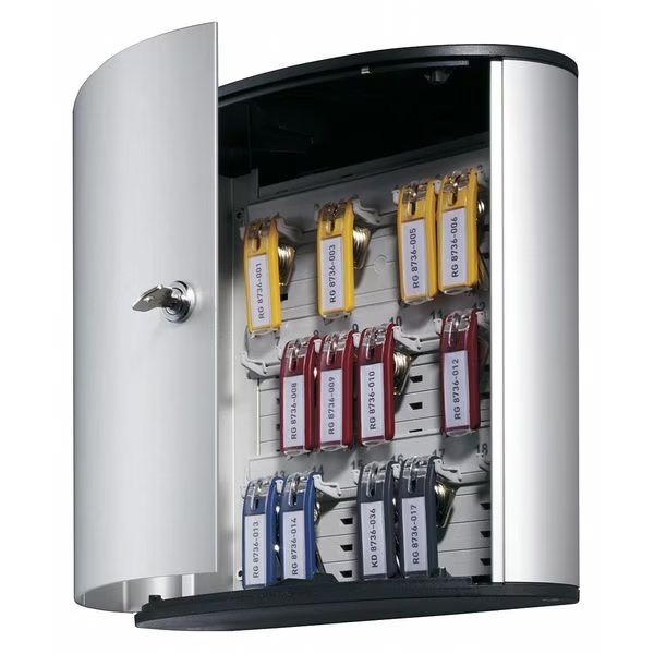 Key Box, 11" H, 18 Units Capacity, Durable Office Products, Mfr#: 195123