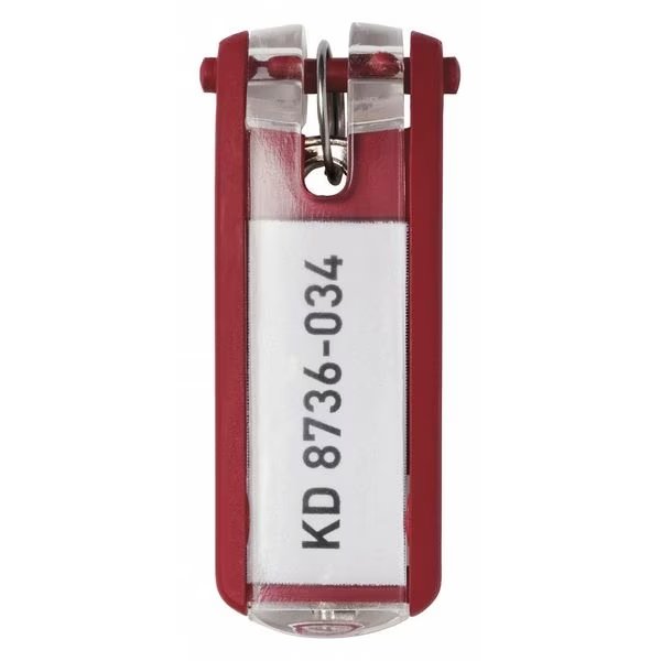 Key Tags, Red, 6 PK, Durable Office Products, Mfr#: 195703