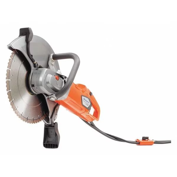 14" Concrete Power Cutter/Saw, 5" Cut Depth, Wet/Dry, 2.4hp Electric, Husqvarna, Mfr#: K4000 WET