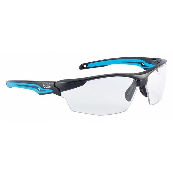 Safety Glasses, Clear Polycarbonate Lens, Anti-Fog ; Anti-Static ; Anti-Scratch, Bolle Safety, Mfr#: 40301