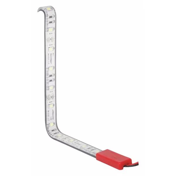 Strip Light, White, LED, 78" L x 13/32" W, Maxxima, Mfr#: MSLS-78120