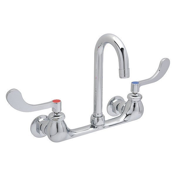 Wristblade Handle 7-1/4" to 8-3/4" Mount, Commercial 2 Hole, Zurn, Mfr#: Z842A4-XL