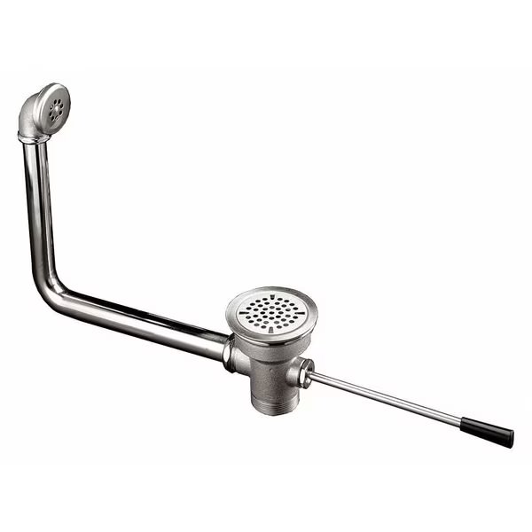 2" Pipe Dia., Cast Brass, Flat Strainer, Lever Handle Waste Drain with Overflow, Encore, Mfr#: D10-7415-IB
