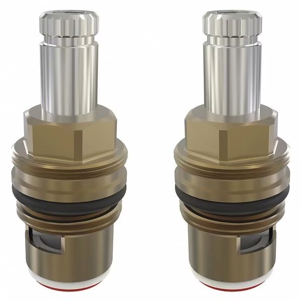 Faucet Repair Kit, Brass, 3"L, Brass/Chrome, Sani-Lav, Mfr#: 27RK