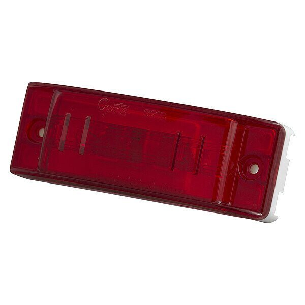 Lamp, Turtleback, Lens Optic, Red, Grote, Mfr#: 46832