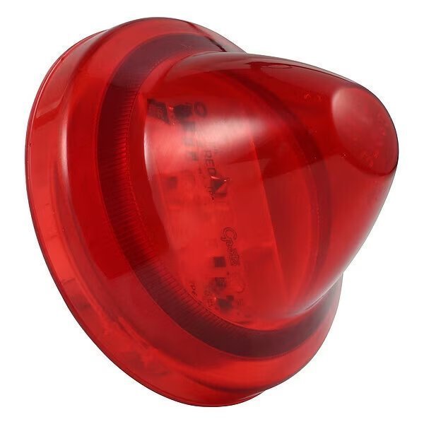 Marker Lamp, 2-1/2 In, Beehive, LED, Red, Grote, Mfr#: 47222