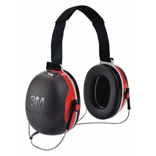 Behind-the-Neck Ear Muffs, 28 dB, Peltor X3, Black, 3M, Mfr#: X3B