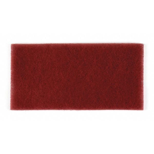 Sanding Belt, 4 1/2 in W, 9 in L, Non-Woven, Aluminum Oxide, Very Fine, MX-HP, Maroon, Scotch-Brite, Mfr#: 7100042334
