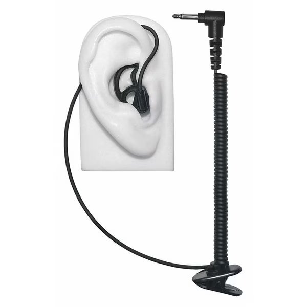 Tubeless Earpiece, Black, Push To Talk No, Earphone Connection, Mfr#: EP-MS1A-B