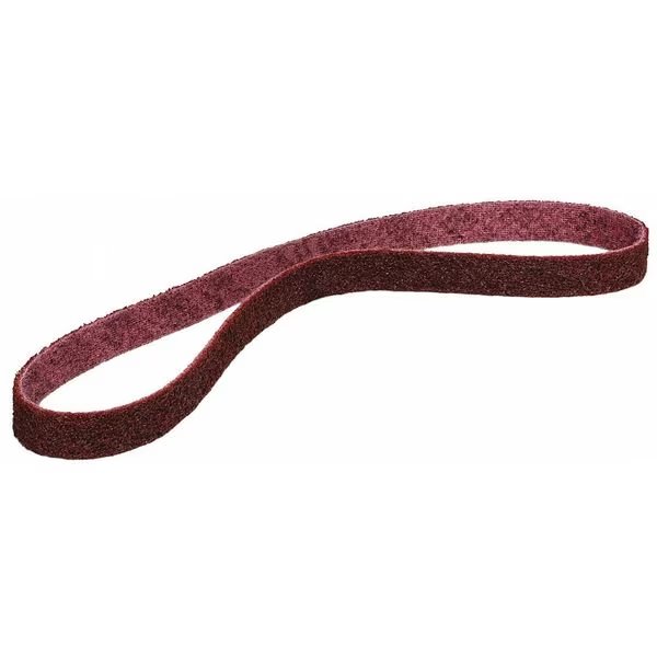 Sanding Belt, 1 in W, 30 in L, Non-Woven, Aluminum Oxide, Not Applicable Grit, Medium, SC-BS, Scotch-Brite, Mfr#: 7000120605