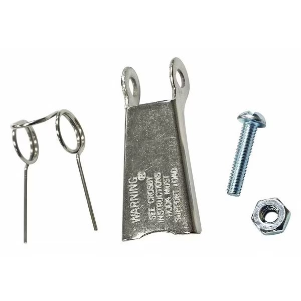 Latch Kit, SS, 31/64 in., 13/64 in., Crosby, Mfr#: 1090063