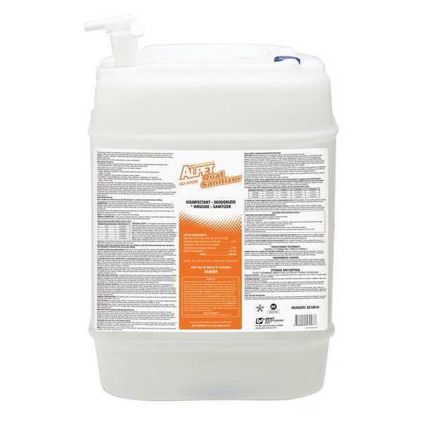 Disinfectant and Sanitizer, 5 gal. Pail, Unscented, Best Sanitizers, Mfr#: SS10019