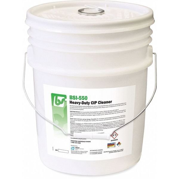 Heavy-Duty CIP Cleaner, Bucket, Unscented, Best Sanitizers, Mfr#: BSI5502