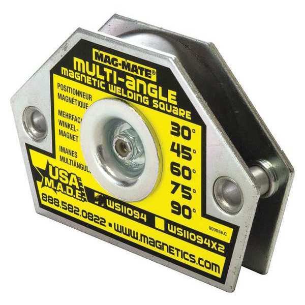 Magnetic Welding Square, 3 in. L, 55 lb., Mag-Mate, Mfr#: WS11094AX3