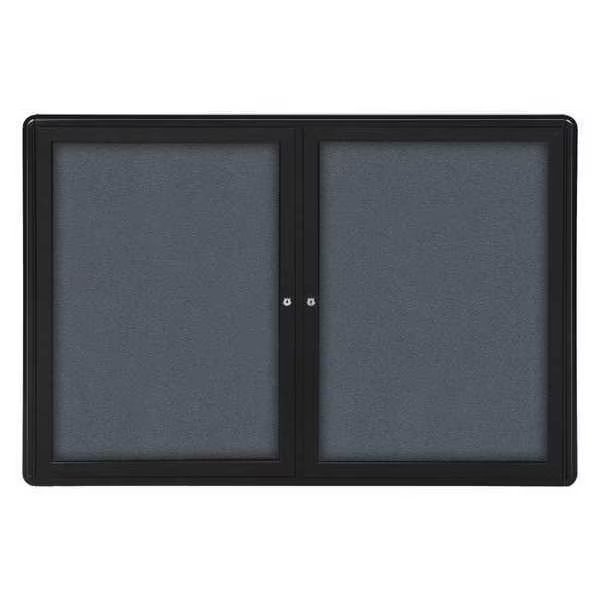 Message Center 60-1/8"W, Gray, Ghent, Mfr#: OVK4-F91