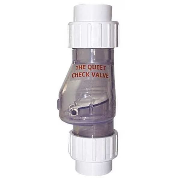 1-1/2" Slip Clear PVC Silent Check Valve, Magic, Mfr#: B-0823-15C