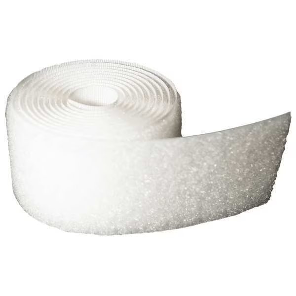 Reclosable Fastener, No Adhesive, 150 ft, 1 in Wd, White, Velcro Brand, Mfr#: 199707
