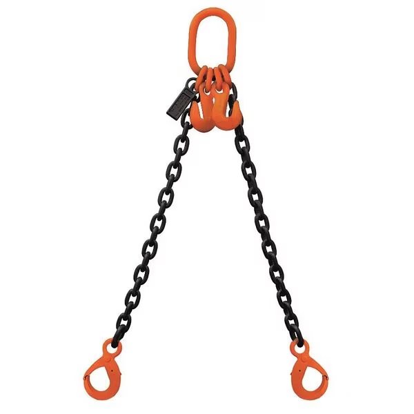 Chain Sling, 12 ft. L, Self Locking Hook, Stren-Flex, Mfr#: SF0912G10DOLA