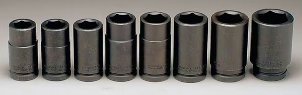 3/4" Drive Socket Set, SAE, 8 pcs, Wright Tool, Mfr#: 608