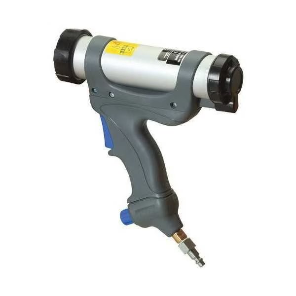 Pneumatic Caulk Gun, 10 oz, Gray, Cox, Mfr#: 63001