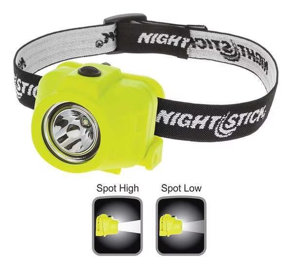Intrinsically Safe Headlamp, LED, Lumens: 90/50, Nightstick, Mfr#: XPP-5450G