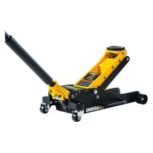 3 Tons Hydraulic Service Jack 18-1/8" Max. Lifting H., 4" Min. Lifting H, Omegalift, Mfr#: 26030