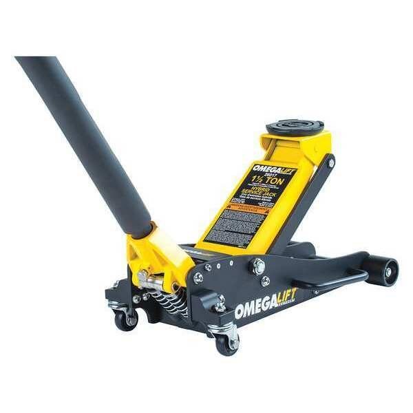 1-1/2 Tons Hybrid Service Jack 14" Max. Lifting H., 3-1/2" Min. Lifting H, Omegalift, Mfr#: 26017