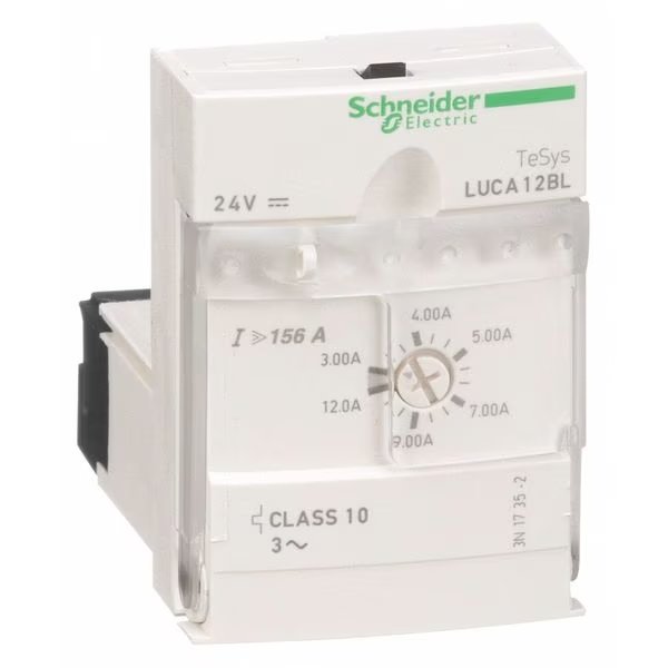 Overload Module, 24V DC, 3 Poles, Schneider Electric, Mfr#: LUCA12BL