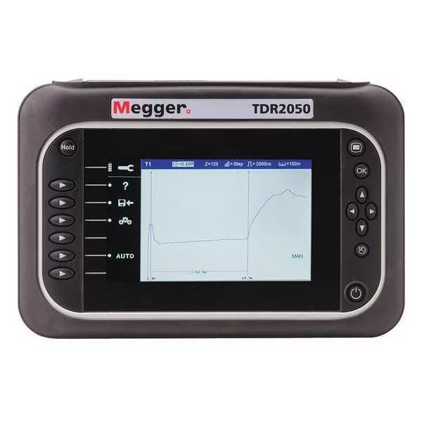 Time Domain Reflectometer, 20,000m Range, Megger, Mfr#: TDR2050